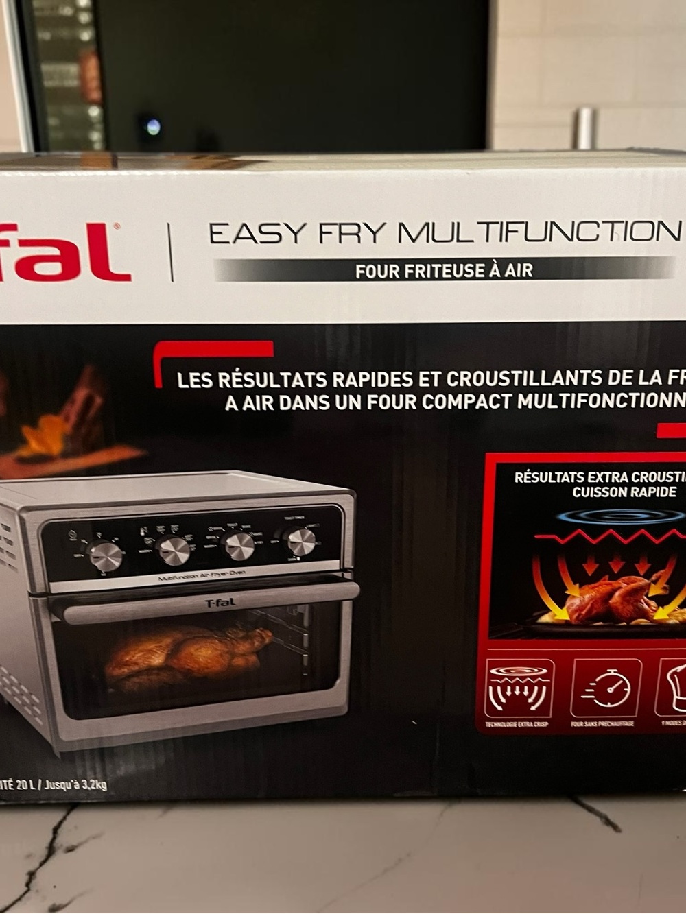 T-fal Easy Fry Multifunction Air Fryer Oven — Silver